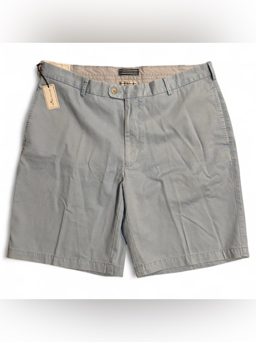 NEW Peter Millar Tarheel Blue Chino Shorts Pima Cotton